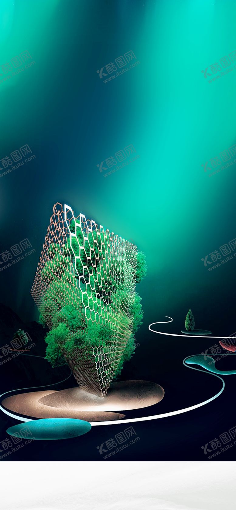 编号：27307410052006593950【酷图网】源文件下载-园林微信