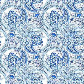 蓝白青花瓷风花纹图案