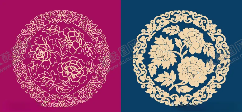 编号：23263604232355292216【酷图网】源文件下载-圆形底纹中国风传统