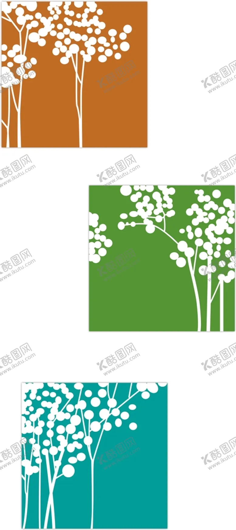 编号：95442501271338337317【酷图网】源文件下载-树矢量贴图