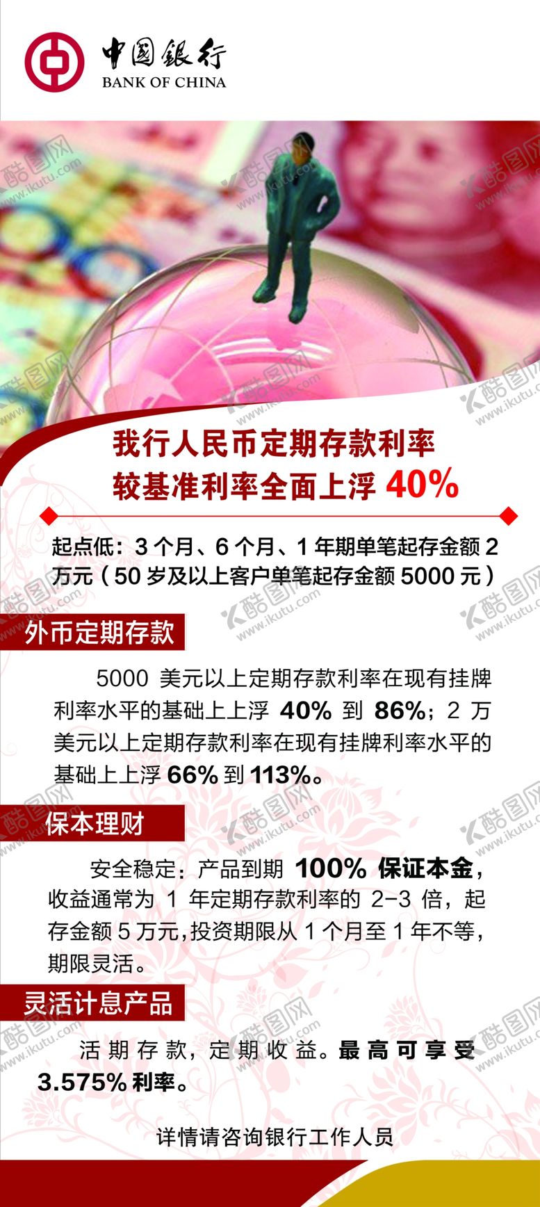 编号：97092309300719085073【酷图网】源文件下载-中国银行展架