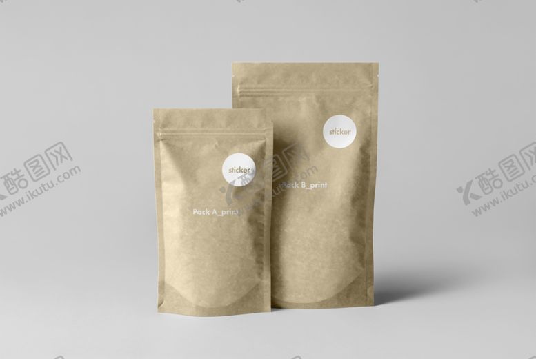 编号：27845610300129036397【酷图网】源文件下载-零食袋效果图包装样机