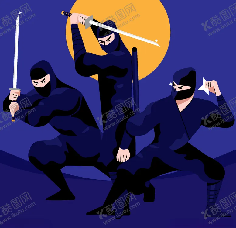编号：76647404190511227176【酷图网】源文件下载-忍者