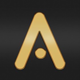 英文字母A金属字体