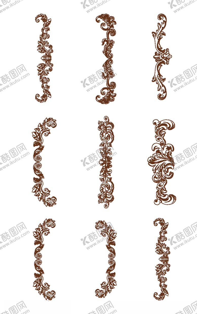 编号：81133910081123341644【酷图网】源文件下载-欧式花纹矢量