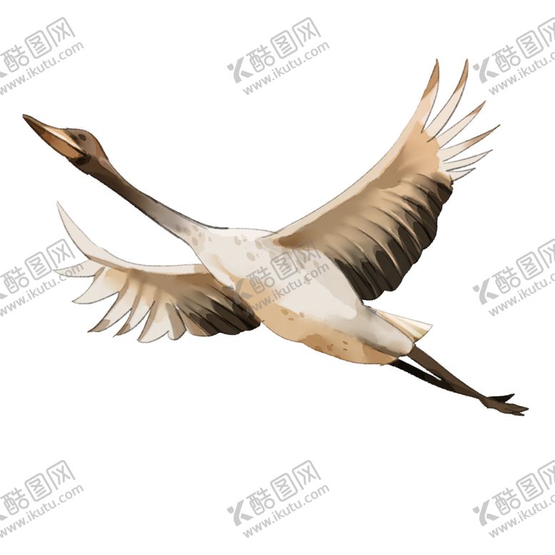 编号：41898305111254126823【酷图网】源文件下载-大雁插画卡通海报素材