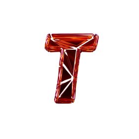 破碎3D字T