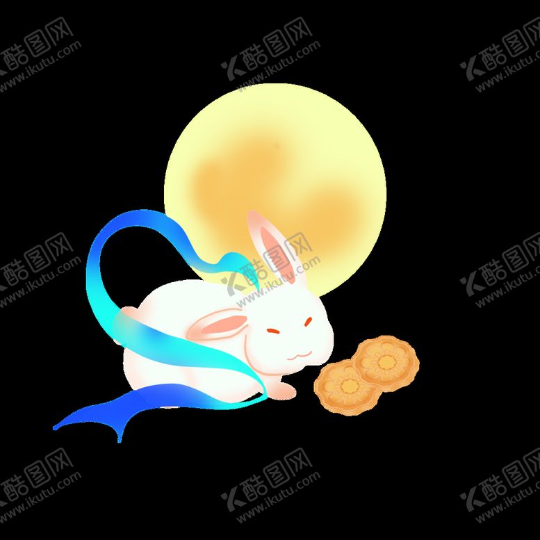 编号：62093509191357147293【酷图网】源文件下载-中秋玉兔  