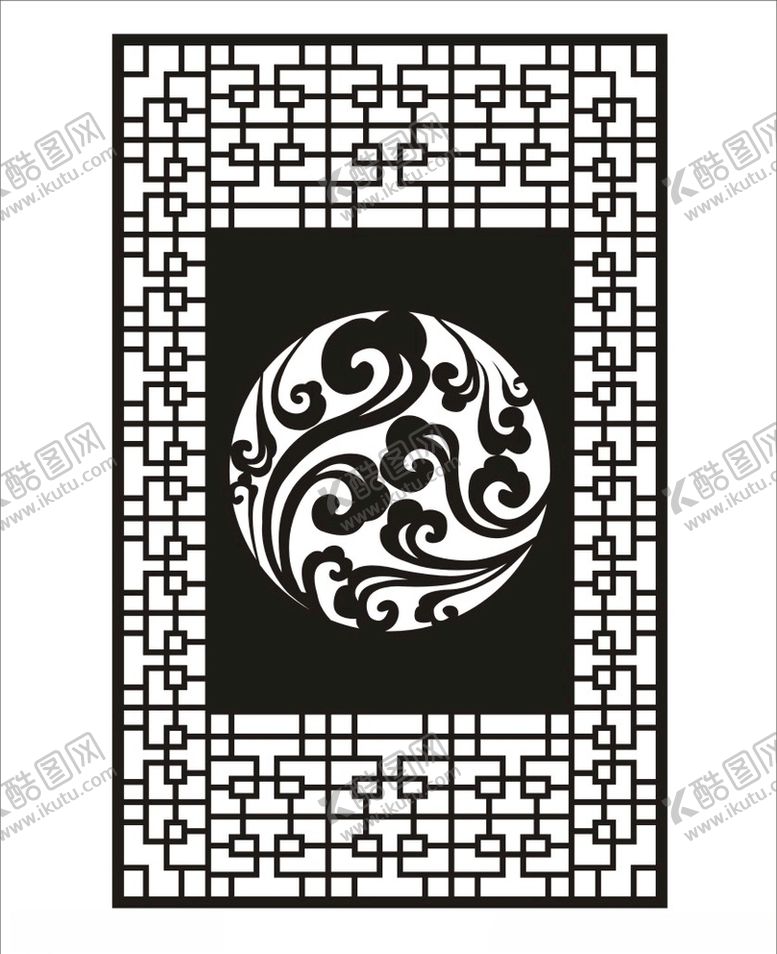 编号：39283810290256316858【酷图网】源文件下载-通花祥云背景