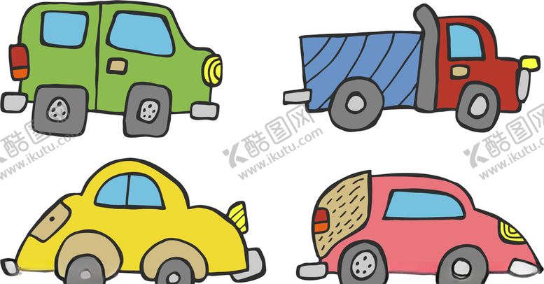 编号：12573505092005142559【酷图网】源文件下载-矢量卡通汽车