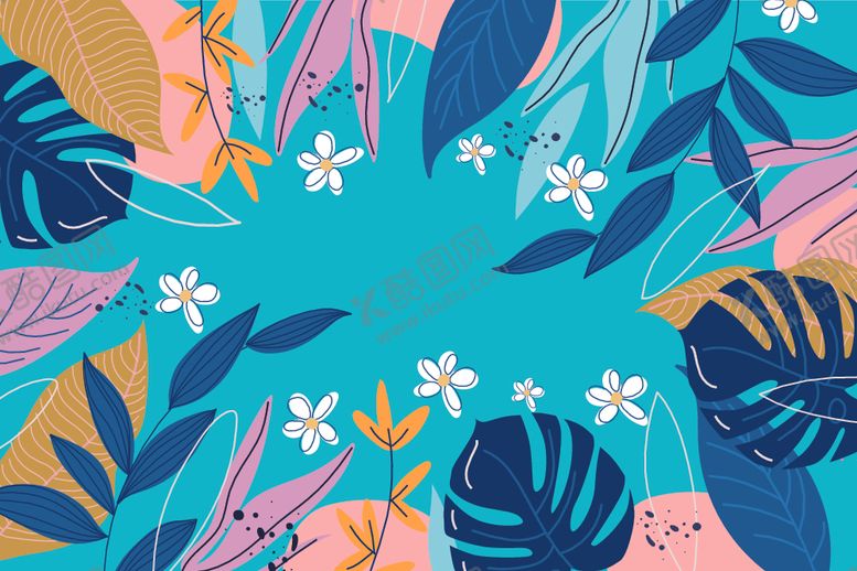 编号：82545609131055384987【酷图网】源文件下载-鲜花背景