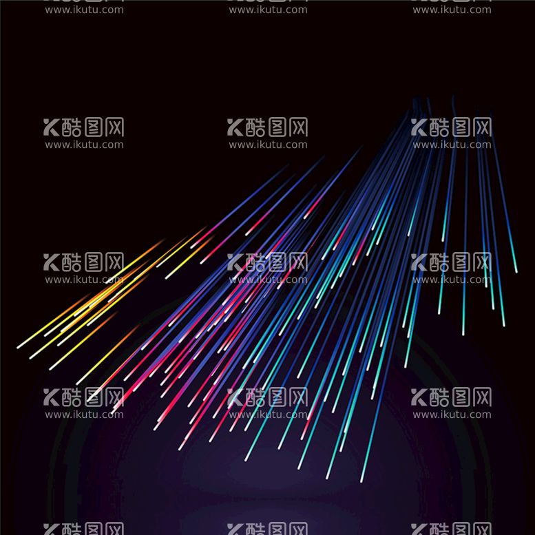 编号：41953710010318008742【酷图网】源文件下载-炫彩粒子 线条