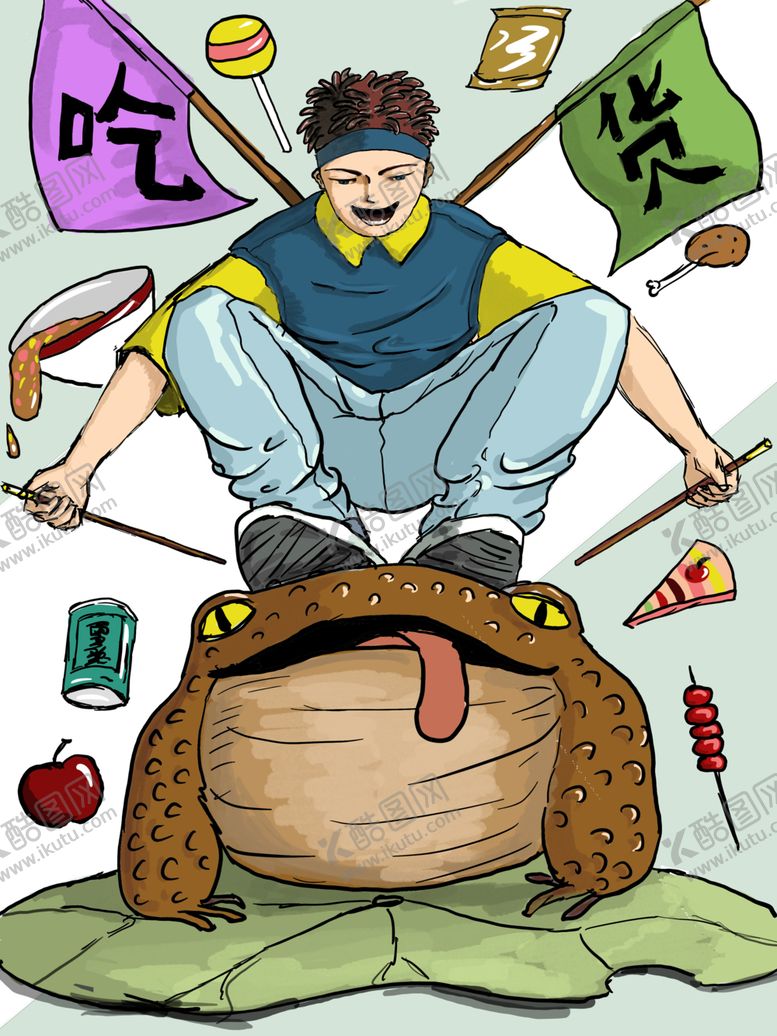 编号：53599807060027537417【酷图网】源文件下载-人物插画模板