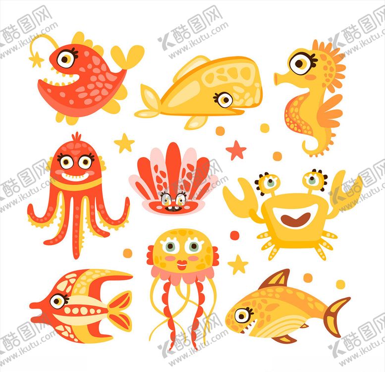 编号：49137105100100358495【酷图网】源文件下载-海洋生物