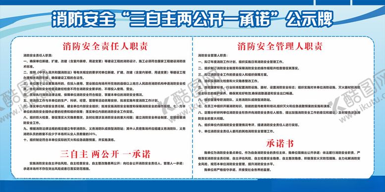 编号：32219602022300363599【酷图网】源文件下载-消防安全公示牌