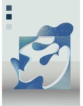 渐变雕塑