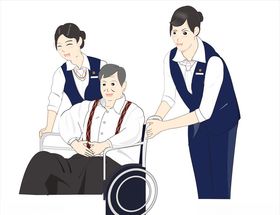 服务人员卡通