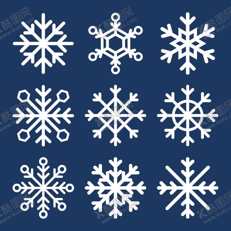 编号：62194509200936587635【酷图网】源文件下载-雪花