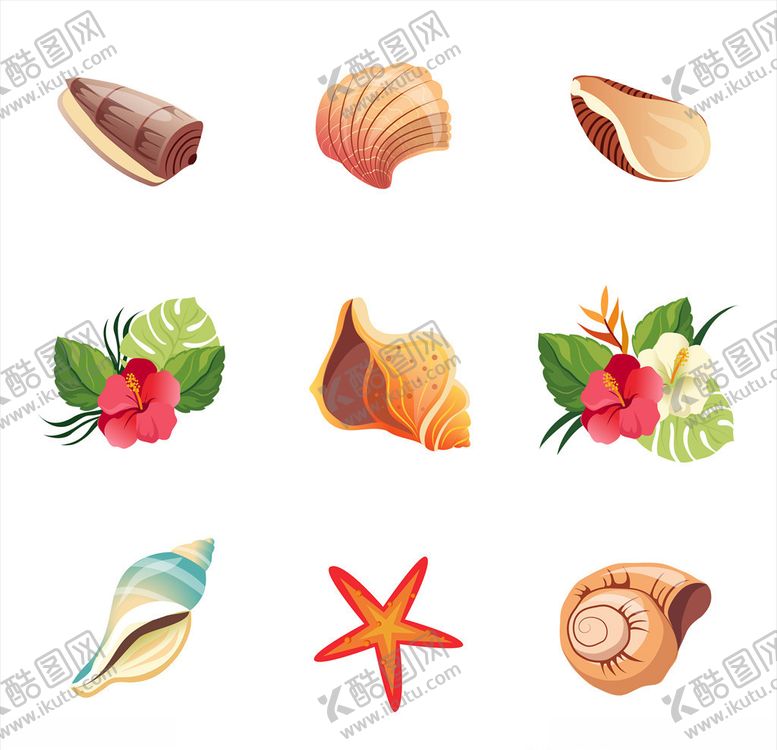 编号：82283810281012291119【酷图网】源文件下载-卡通海螺