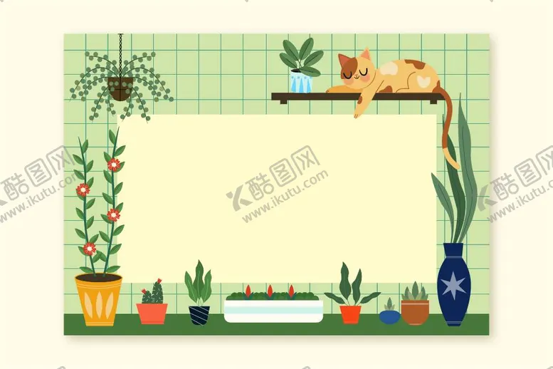 编号：32335010152124287304【酷图网】源文件下载-可爱卡通猫咪背景