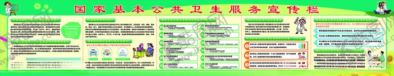 编号：49860801181741026812【酷图网】源文件下载-国家基本公共卫生宣传栏