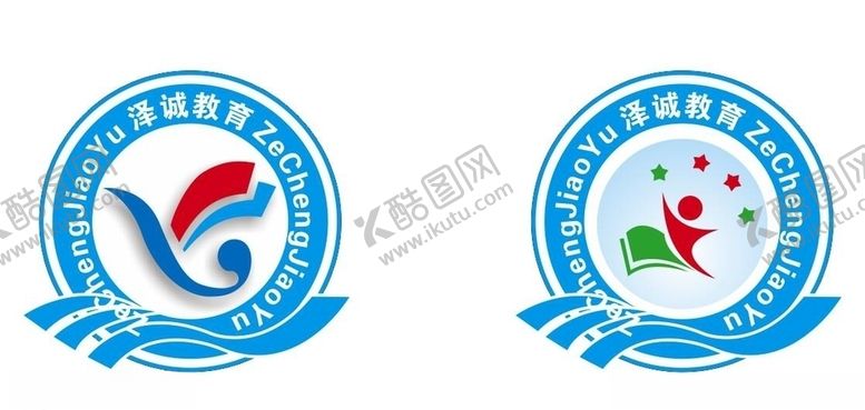 编号：22889410290001423180【酷图网】源文件下载-泽诚教育logo标志