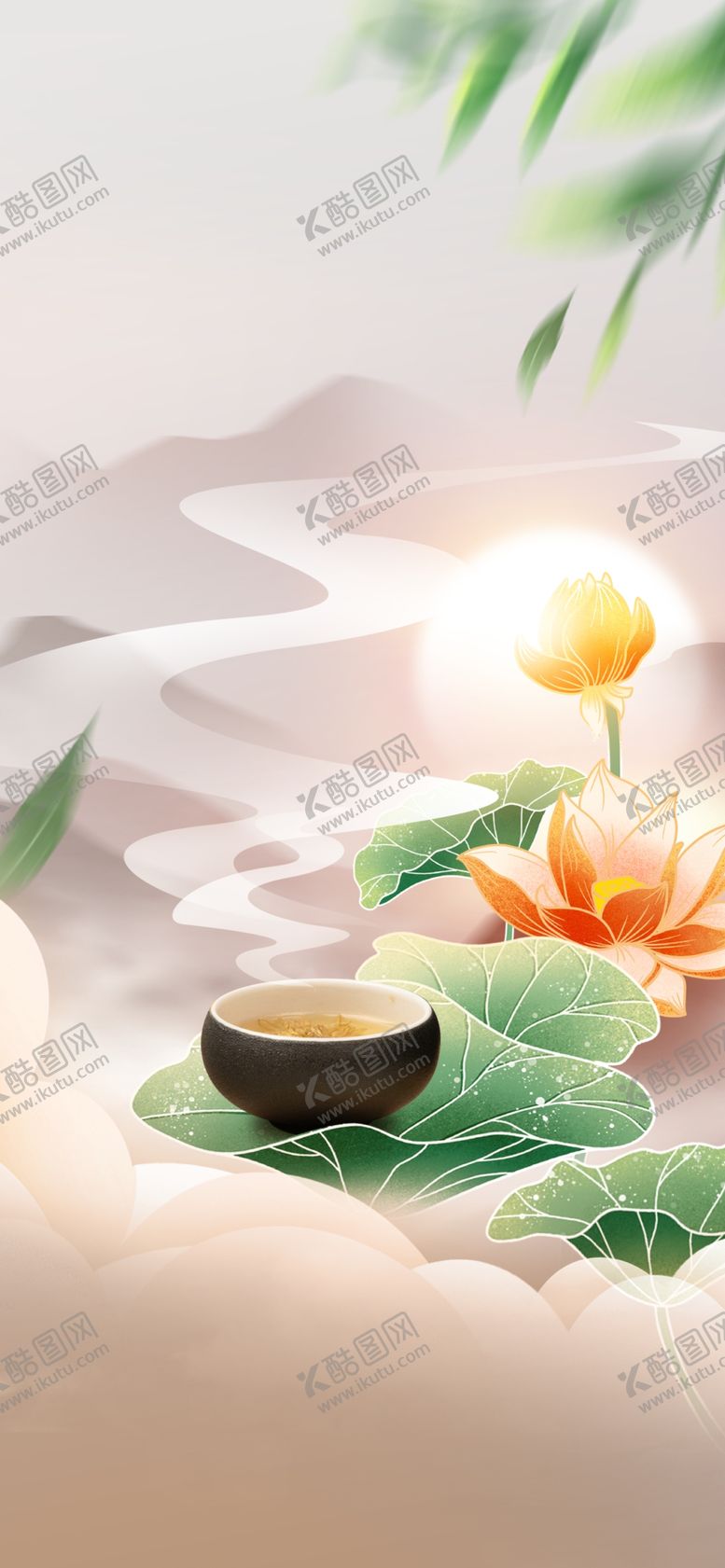 编号：85366304220048275261【酷图网】源文件下载-荷花背景