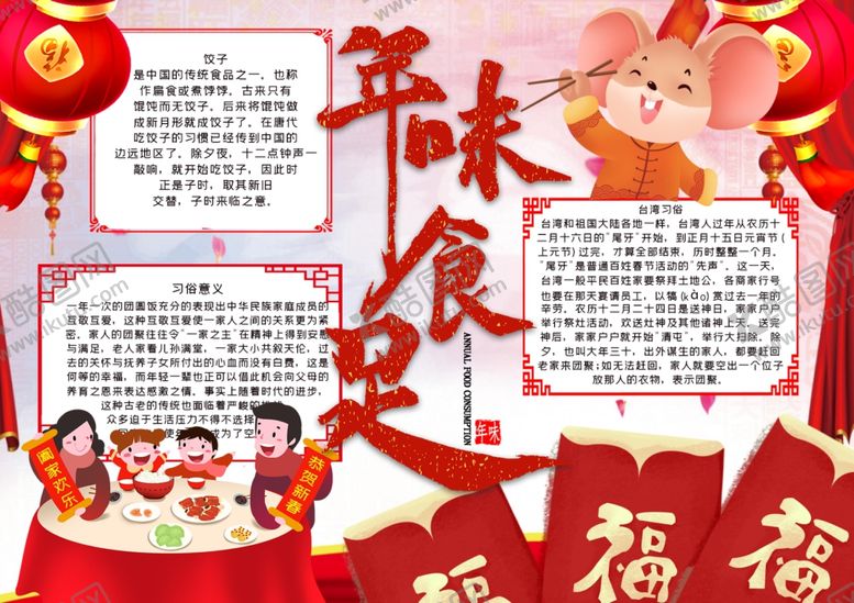 编号：80292209232105498298【酷图网】源文件下载-春节小报