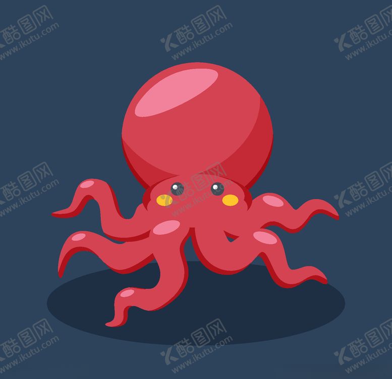 编号：45447809231929359641【酷图网】源文件下载-卡通章鱼