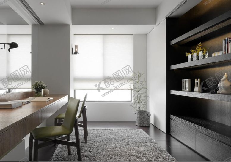 编号：16828809180901134884【酷图网】源文件下载-书房书桌