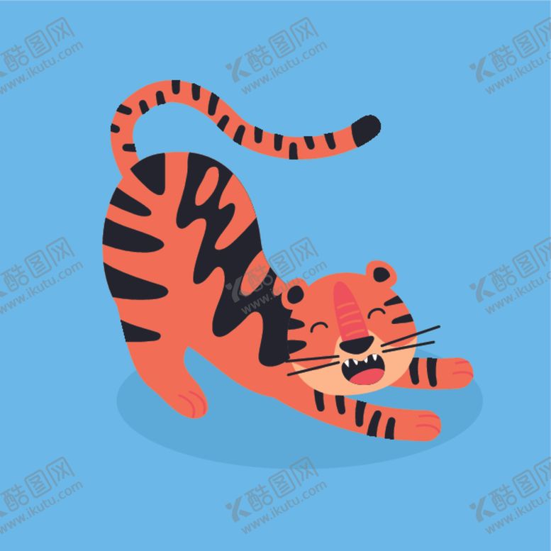 编号：61832807051402157459【酷图网】源文件下载-卡通老虎