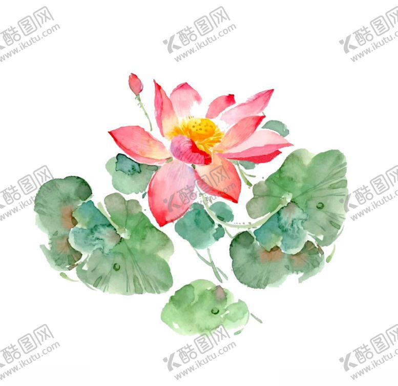编号：38321209220519513273【酷图网】源文件下载-水墨风荷花图片