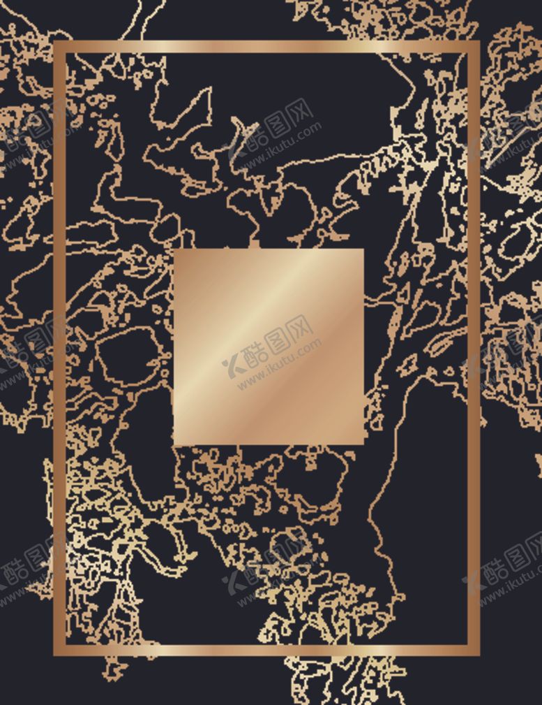 编号：32154609160939197987【酷图网】源文件下载-欧式奢华暗金色图案背景