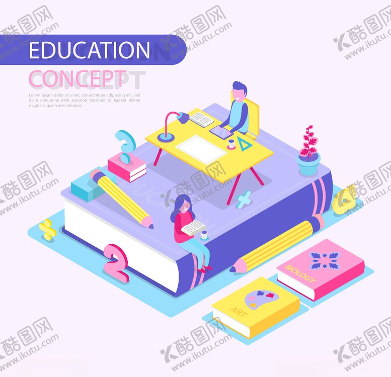 编号：73383806280246354106【酷图网】源文件下载-等距视角插画