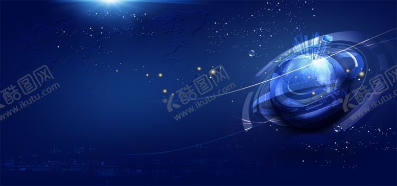 编号：81985910200050197890【酷图网】源文件下载-蓝色企业科技未来背景海报素材