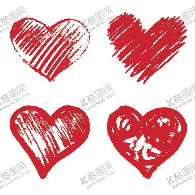 编号：18435910130633016256【酷图网】源文件下载-精美水彩爱心图案设计