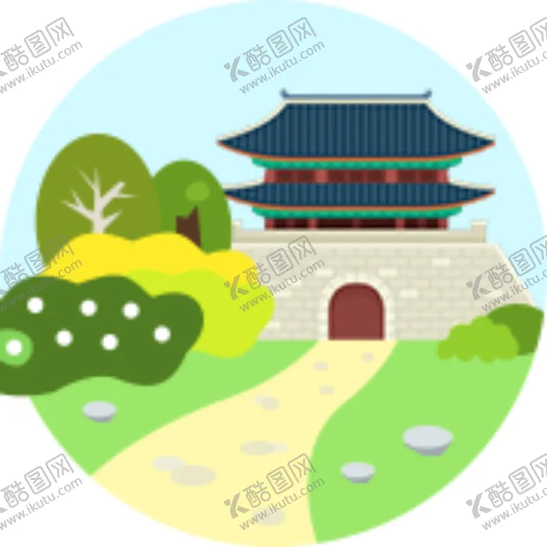 编号：44143207041437261951【酷图网】源文件下载-建筑插画