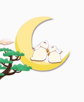 中秋玉兔月饼