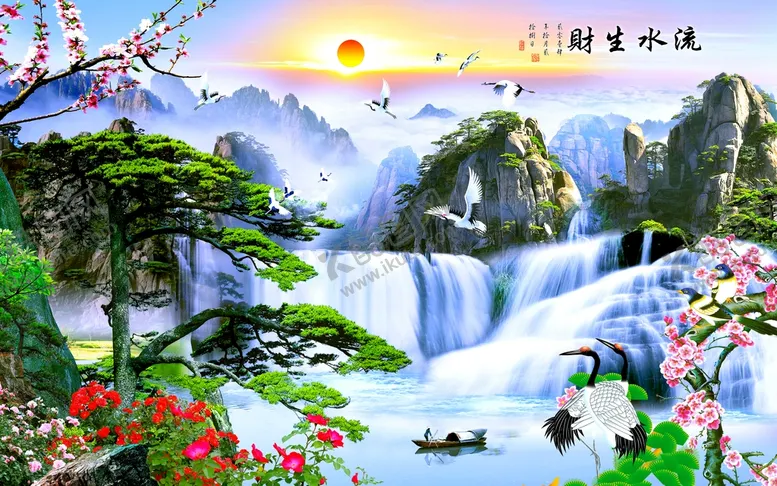 编号：55165310220921145422【酷图网】源文件下载-流水生财