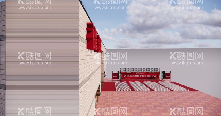 编号：26793303222112517188【酷图网】源文件下载-室外舞美3D建模及灯光特装造型