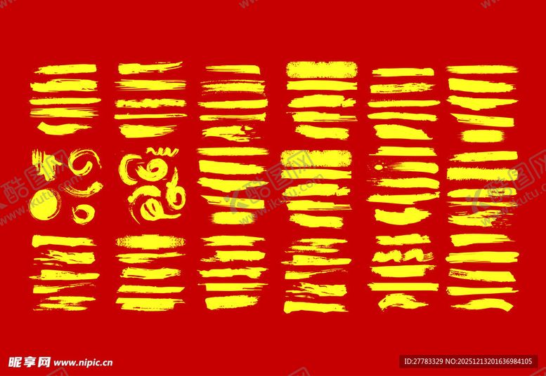 编号：77306012221617151561【酷图网】源文件下载-金色笔触