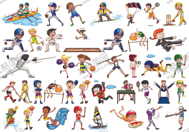 编号：69105809202024466239【酷图网】源文件下载-卡通矢量体育儿童