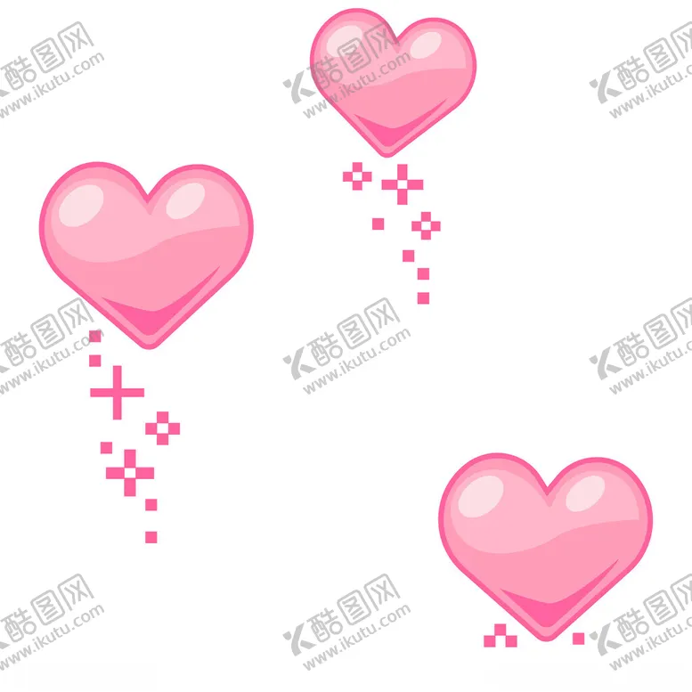 编号：21293102141229168073【酷图网】源文件下载-Y2K复古电子爱心