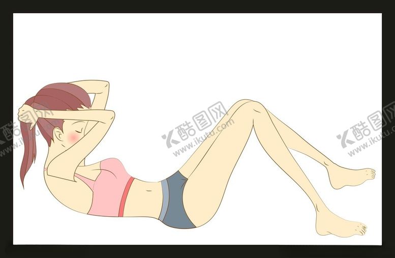 编号：53062102041622177577【酷图网】源文件下载-瑜伽女孩