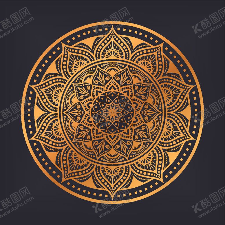 编号：71735310090514563549【酷图网】源文件下载-曼陀罗万花筒图案