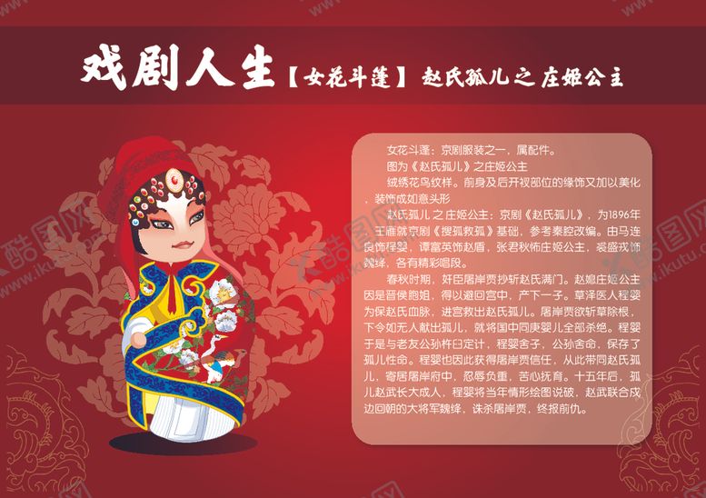 编号：62804604170019445446【酷图网】源文件下载-卡通京剧人物--庄姬公主
