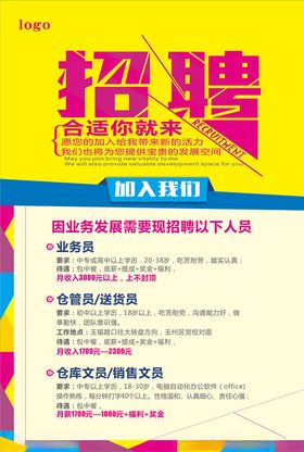 招聘贤纳士会海报诚