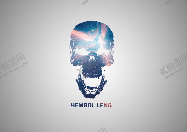编号：21535909151411413194【酷图网】源文件下载-星空logo骷髅头图案