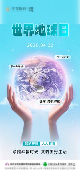 世界地球日海报