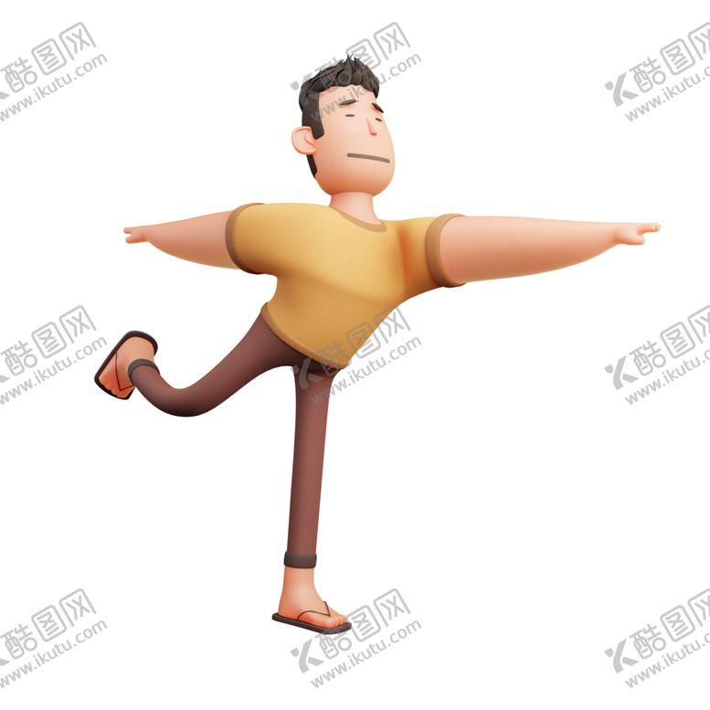 编号：34536202042354089128【酷图网】源文件下载-卡通立体人物